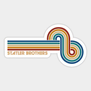 Statler Brothers Musical Note Sticker